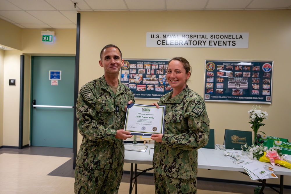 USNH Sigonella Celebrates Culture of Excellence at 2025 DAISY Awards Ceremony