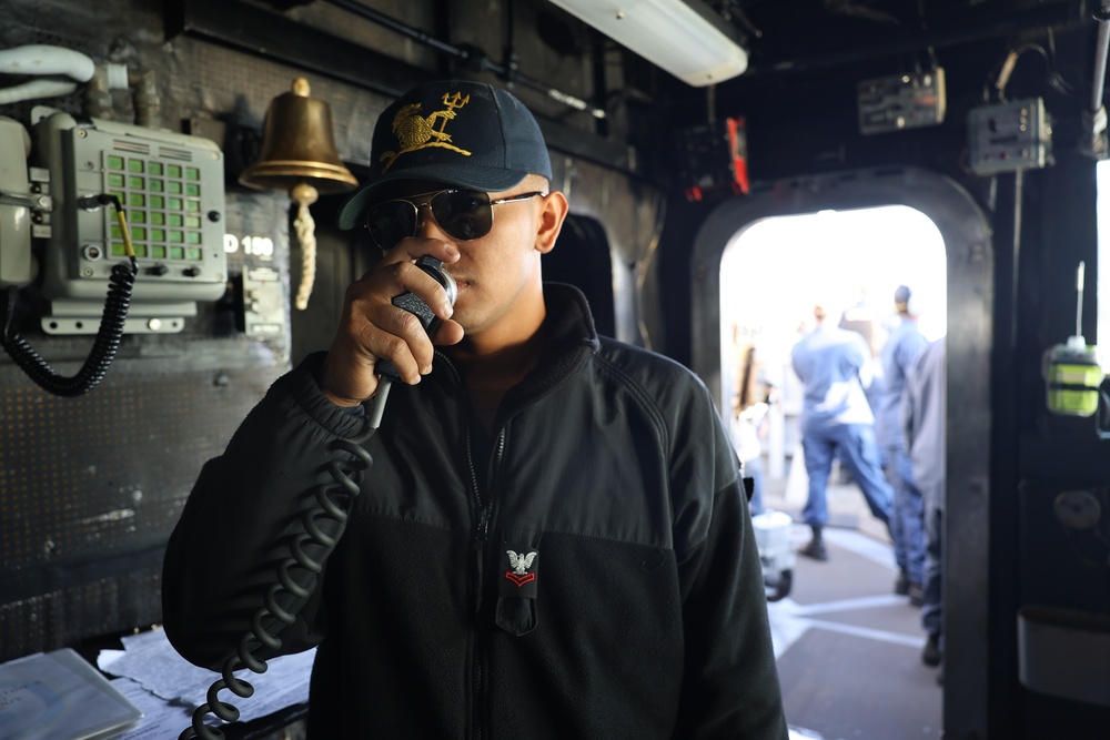 USS Gravely Conducts Southern Border Operations