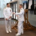 Vice Adm. John Gumbleton, commander, Task Force 80 and deputy commander, U.S. Fleet Forces Command, delivers remarks