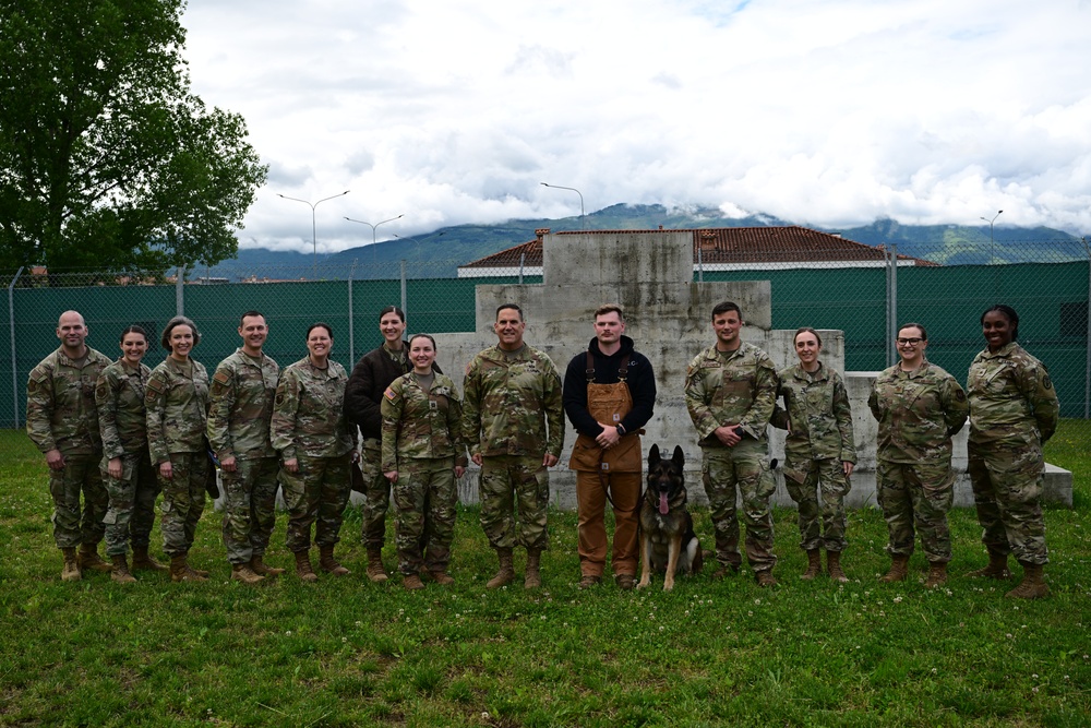 Aviano AB Welcomes Brig. Gen. Roger Giraud