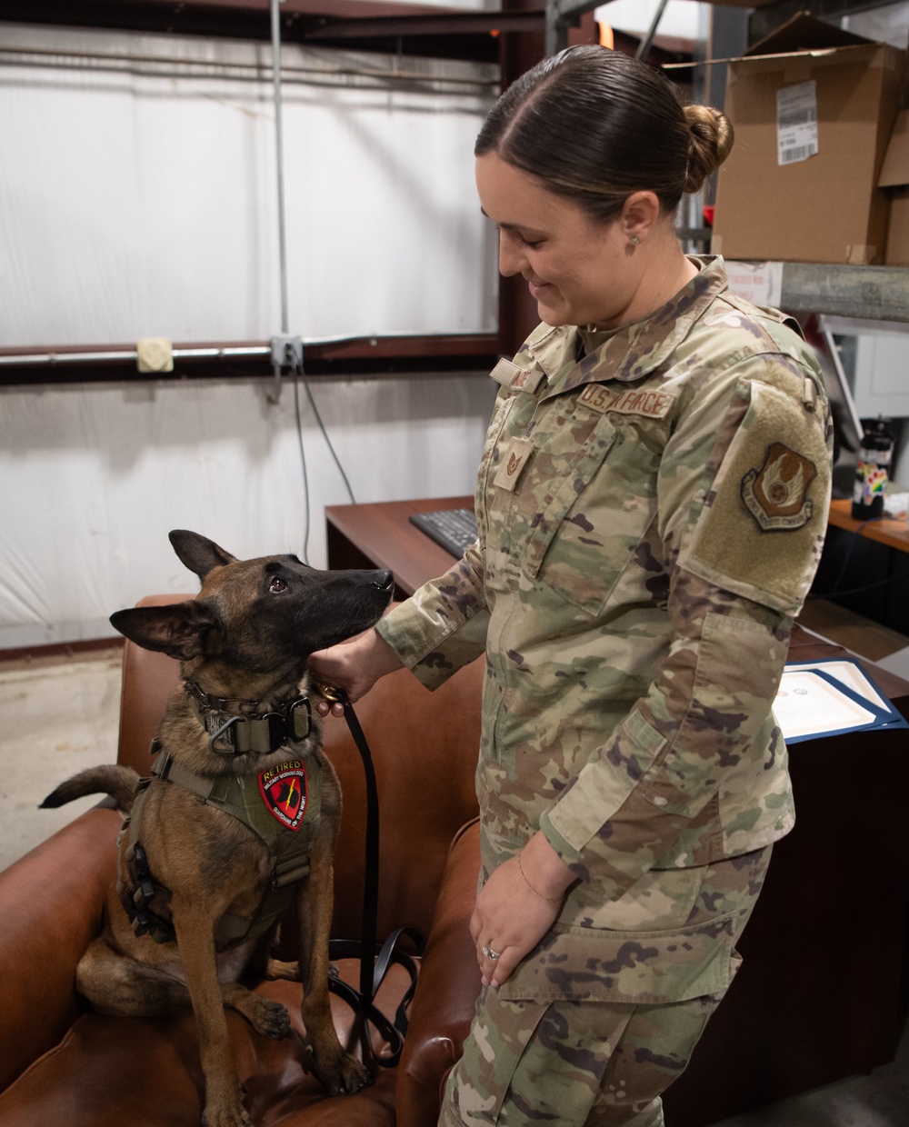 Military working dogs’ honored for their service