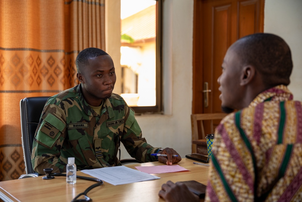 US, Ghana conduct medical civic action program during African Lion 25