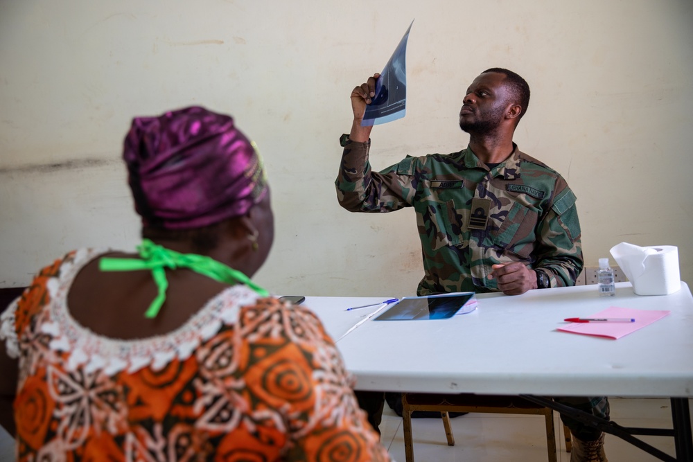 US, Ghana conduct medical civic action program during African Lion 25