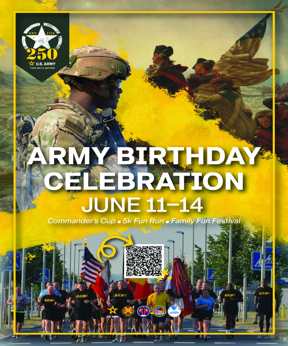 U.S. Army Garrison Wiesbaden to celebrate Army’s 250th birthday with physical fitness, readiness and fun