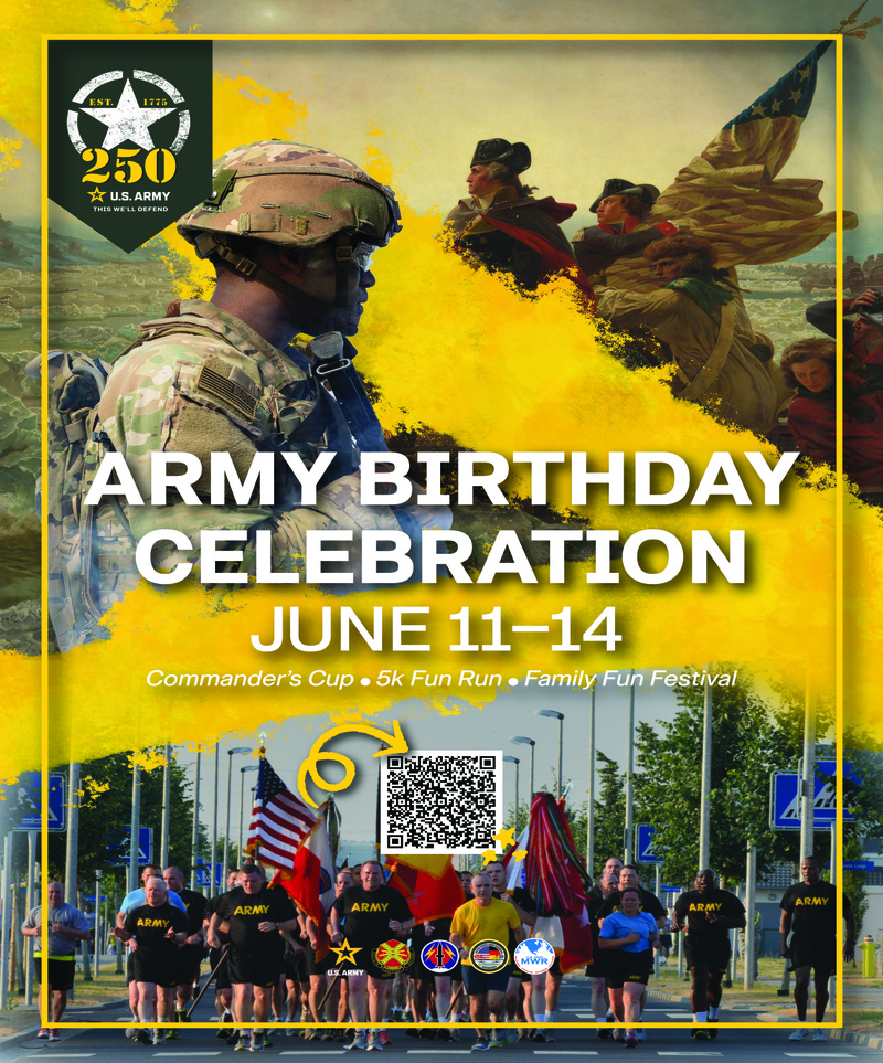 U.S. Army Garrison Wiesbaden to celebrate Army’s 250th birthday with physical fitness, readiness and fun