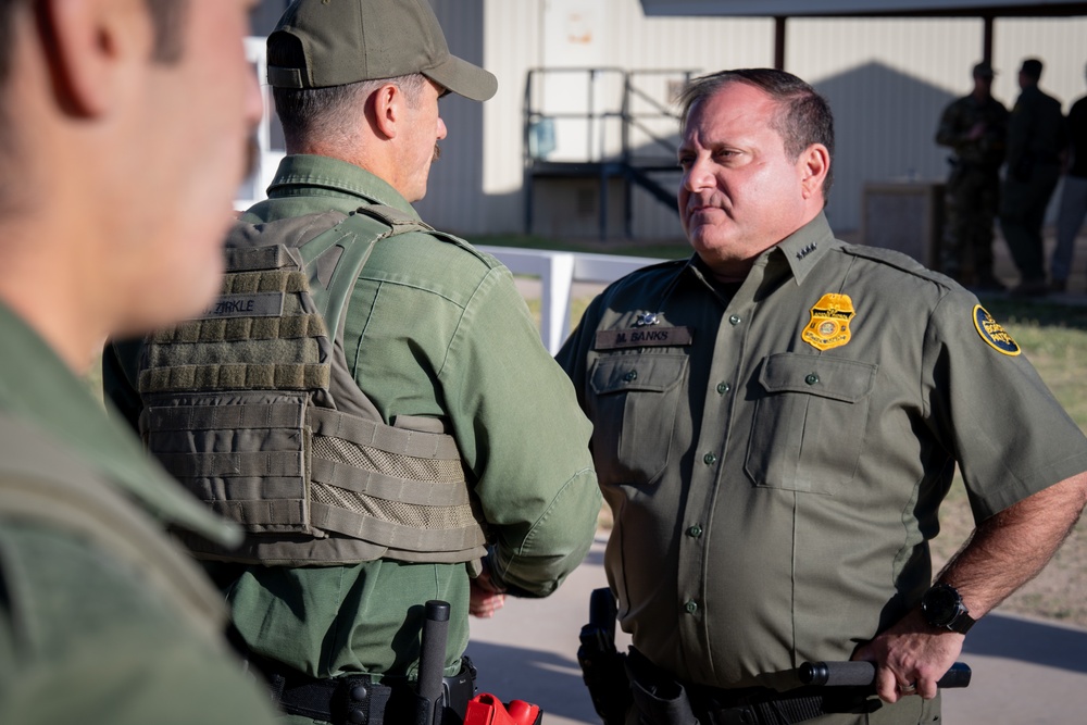 Chief Banks at FLETC in Artesia, NM