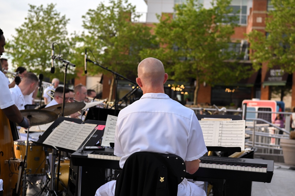 United States Navy Band Commodores Perform at National Harbor