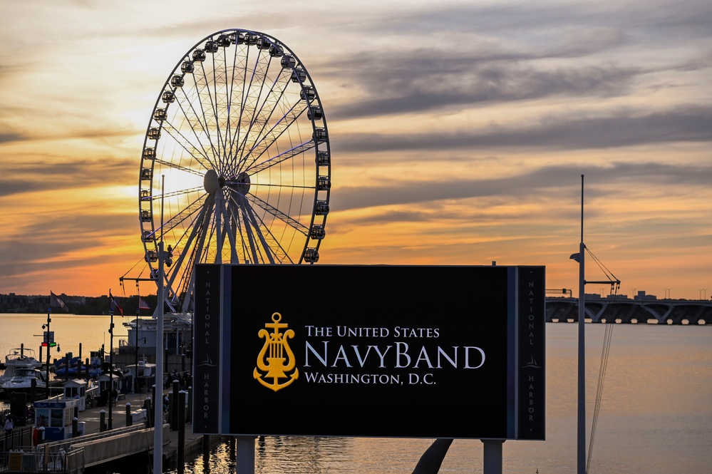 United States Navy Band Commodores Perform at National Harbor