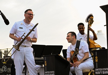 United States Navy Band Commodores Perform at National Harbor