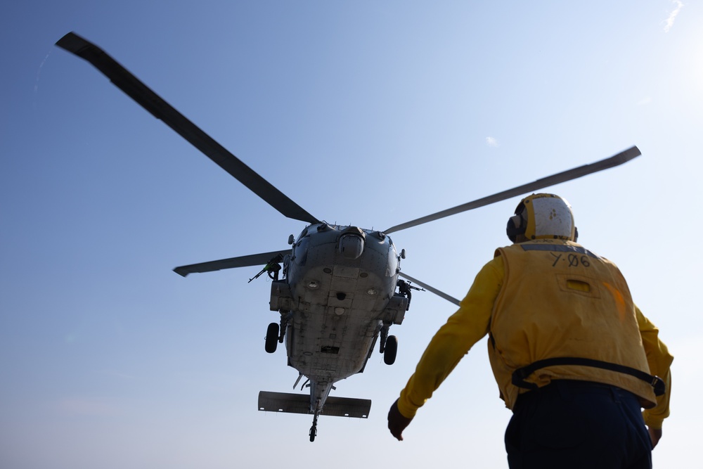 Curtis Wilbur Conducts Flight Operations
