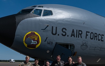 Skyway Chariot: 100th ARW refuels P8