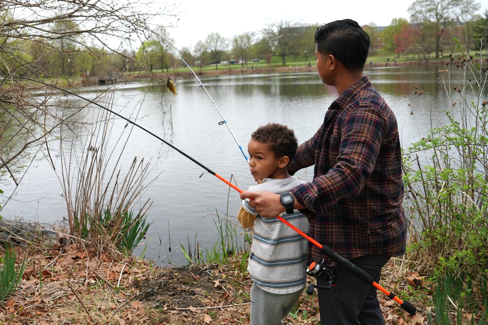 Fort Meade Spring 2025 Youth Fishing Rodeo