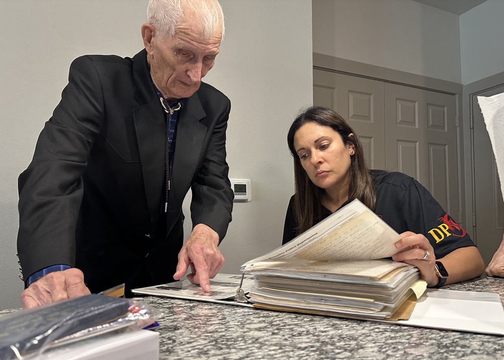 Directorate rebuilds lost military record, honors 92-year-old Airman