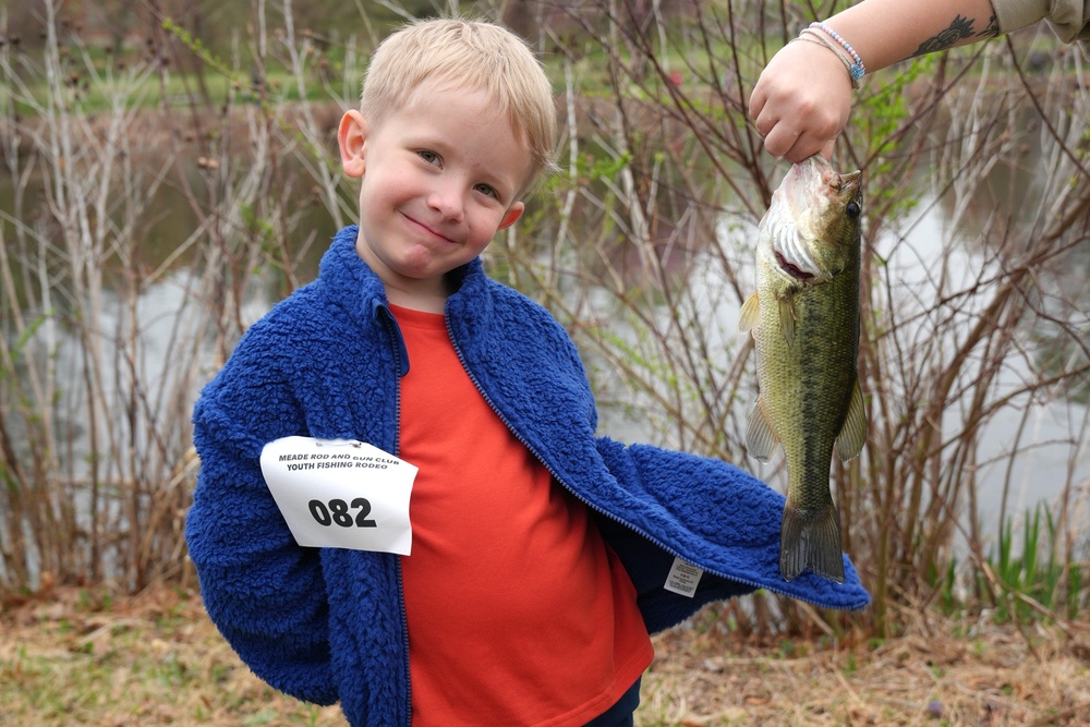 Fort Meade Spring 2025 Youth Fishing Rodeo