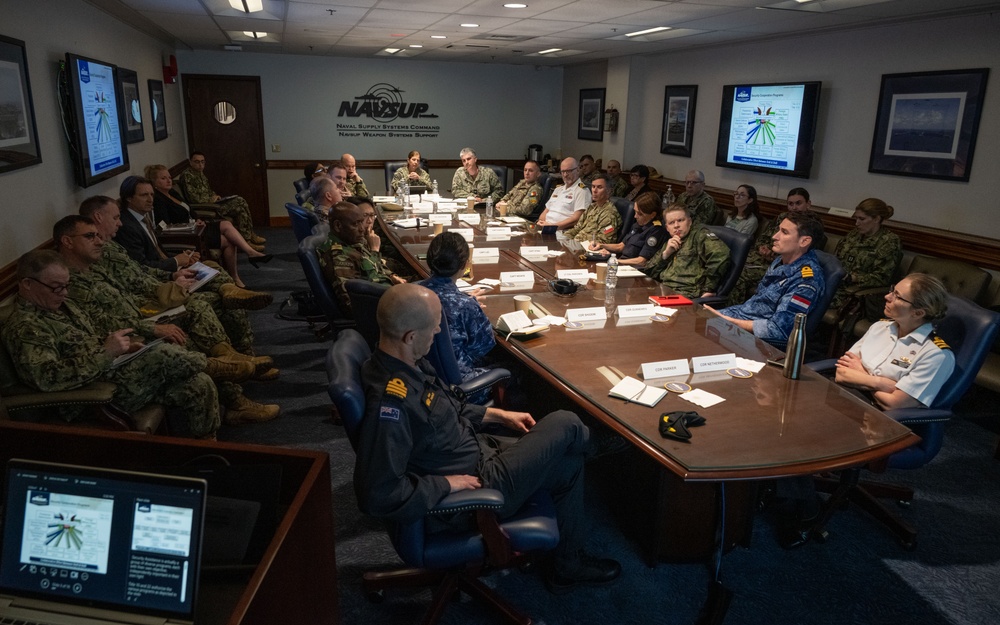 Corps of Foreign Naval Attachés visit NAVSUP