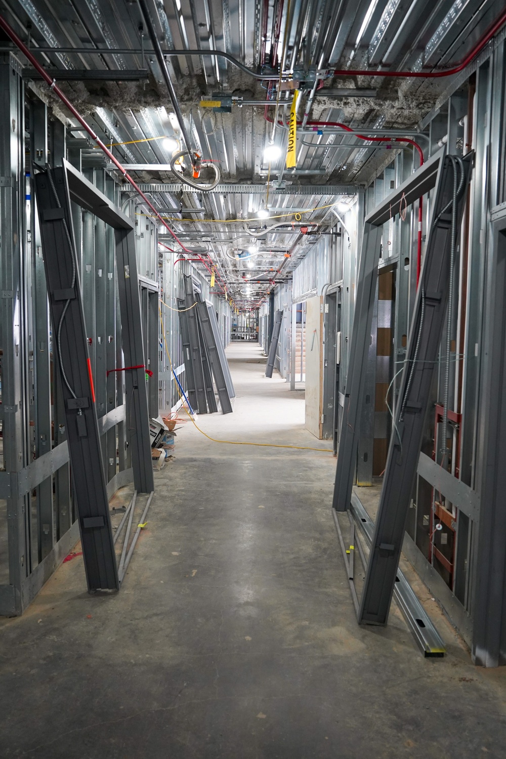 Construction work continues on the site of the Louisville VA Medical Center May 7, 2025