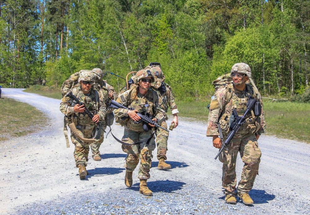 V Corps Best Squad Competition: Land Navigation