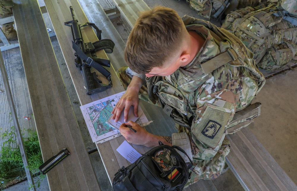 V Corps Best Squad Competition: Land Navigation