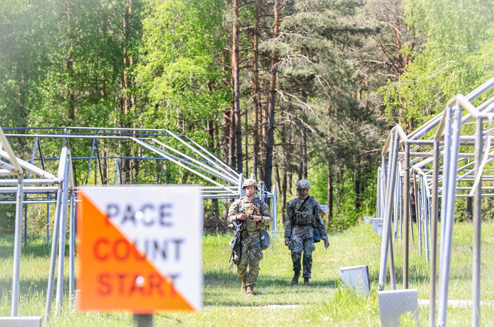 V Corps Best Squad Competition: Land Navigation