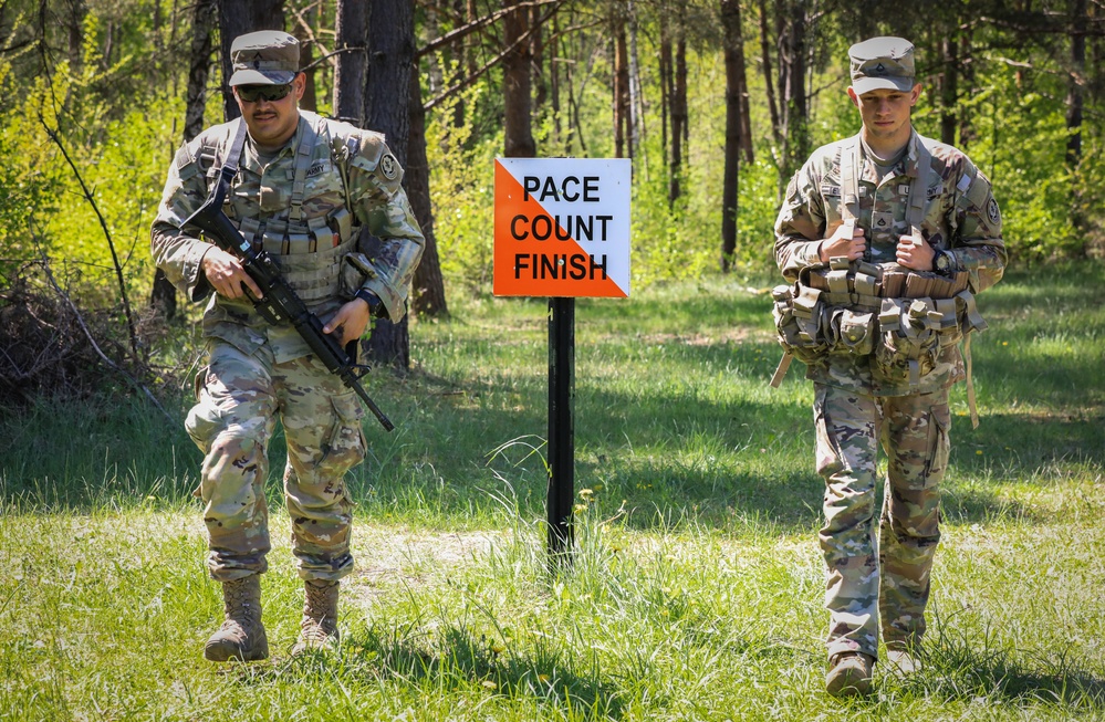 V Corps Best Squad Competition: Land Navigation