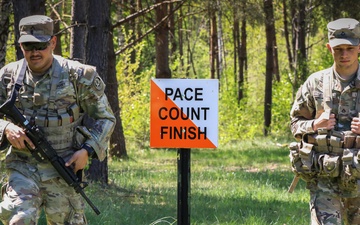 V Corps Best Squad Competition: Land Navigation
