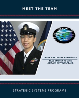 Meet the Team: Chief Yeoman Christina Rodriguez
