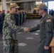 USS Tripoli Sailor Lt. j.g Kingmin Lee is Piped Ashore