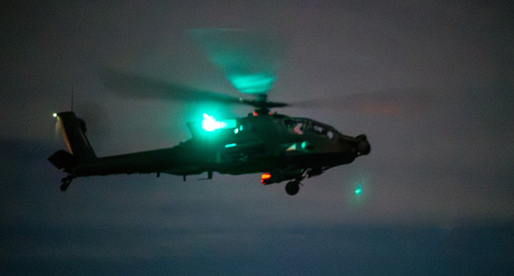 FARP at Camp Minden on night of L2A2 for JRTC 25-07