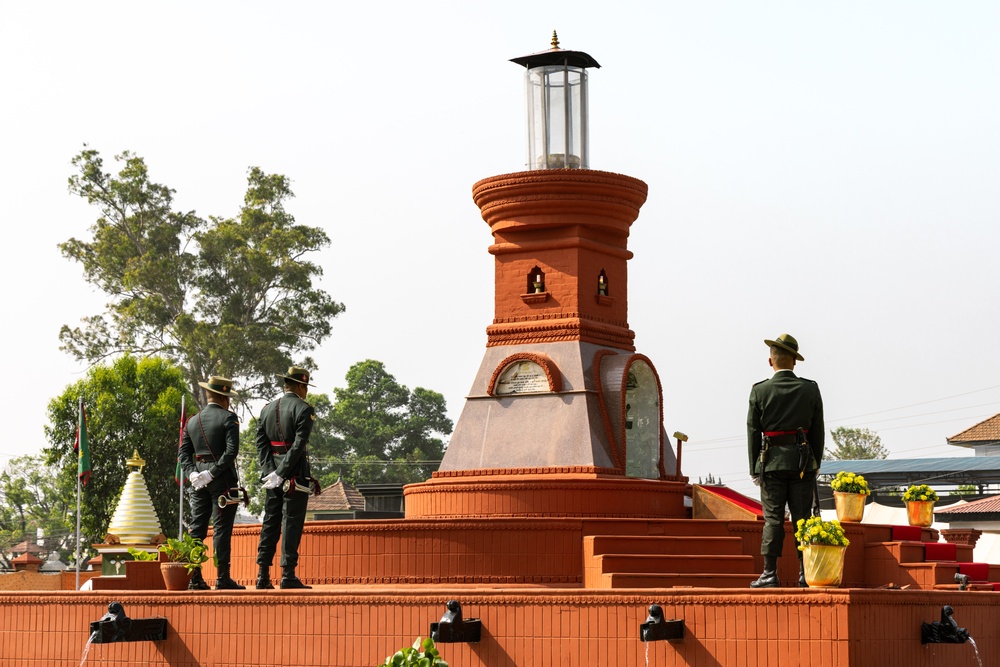 US Marines, Nepali Army hold 10th Anniversary Wreath Laying Ceremony | Operation Sahayogi Haat