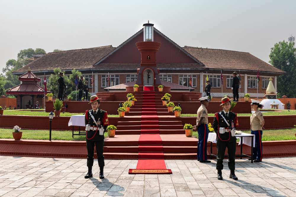 US Marines, Nepali Army hold 10th Anniversary Wreath Laying Ceremony | Operation Sahayogi Haat