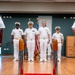 Hospital Corpsman First Class Cameron Galindo is commissioned as a Medical Service Corps Officer