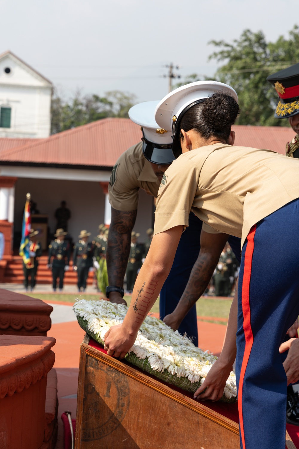 US Marines, Nepali Army hold 10th Anniversary Wreath Laying Ceremony | Operation Sahayogi Haat