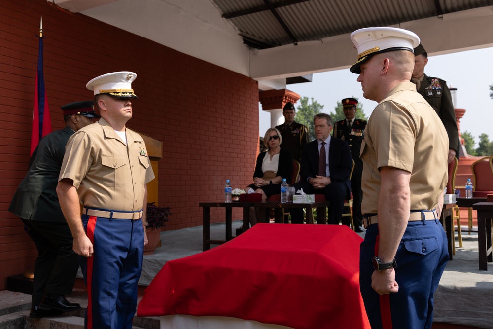 US Marines, Nepali Army hold 10th Anniversary Wreath Laying Ceremony | Operation Sahayogi Haat