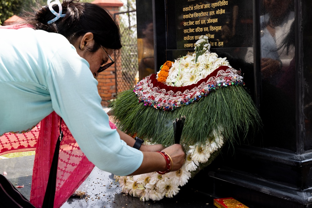 US Marines, Nepali Army hold 10th Anniversary Wreath Laying Ceremony | Operation Sahayogi Haat