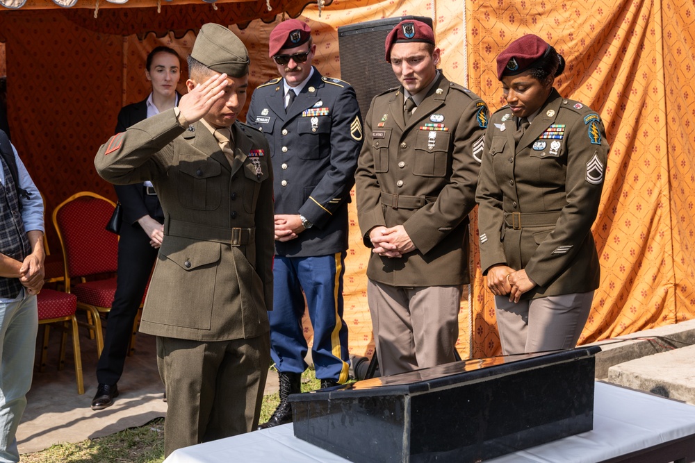 US Marines, Nepali Army hold 10th Anniversary Wreath Laying Ceremony | Operation Sahayogi Haat