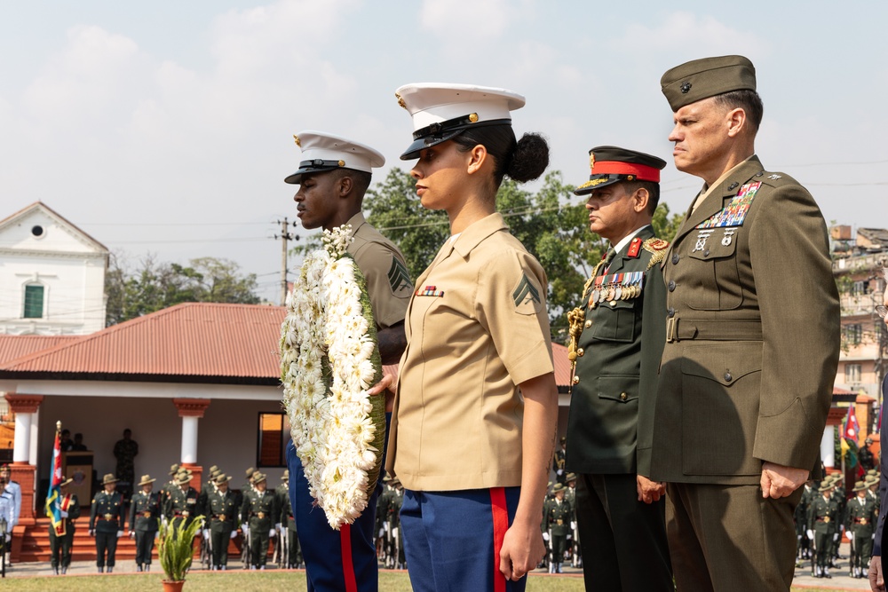 US Marines, Nepali Army hold 10th Anniversary Wreath Laying Ceremony | Operation Sahayogi Haat