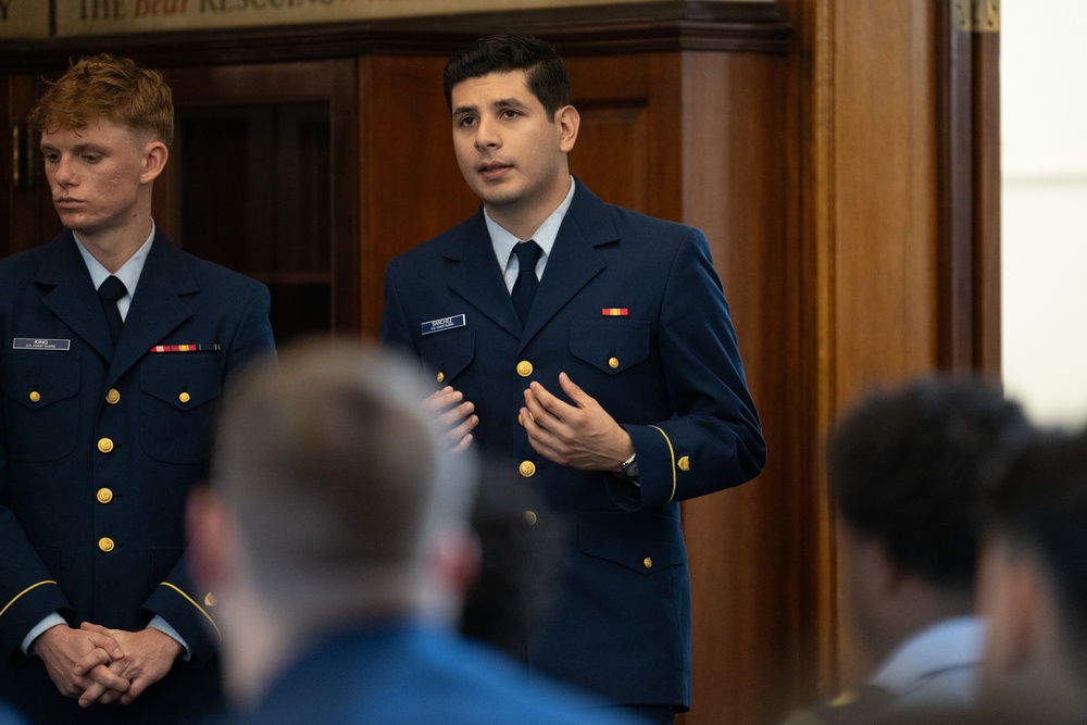 U.S. Coast Guard Academy cadets showcase capstone projects at annual research symposium