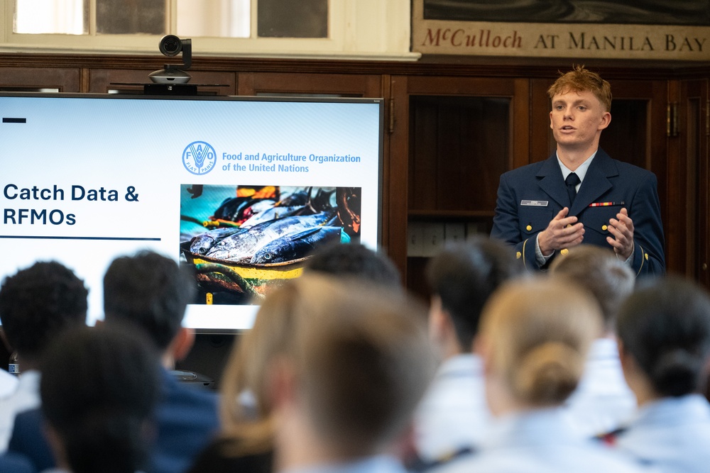 U.S. Coast Guard Academy cadets showcase capstone projects at annual research symposium