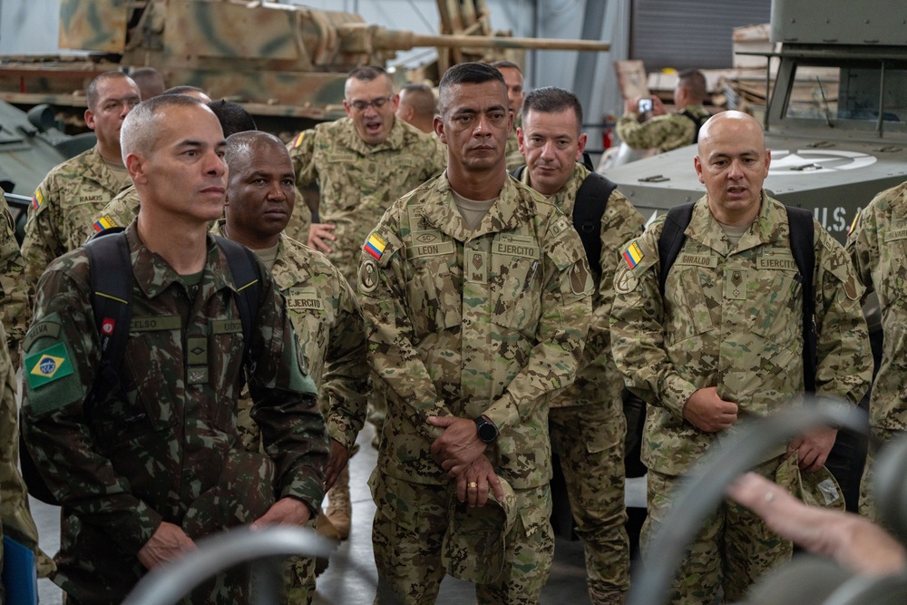PISAJ-20 delegation gains historical perspective on combat leadership at US Army Armor Cavalry Collection