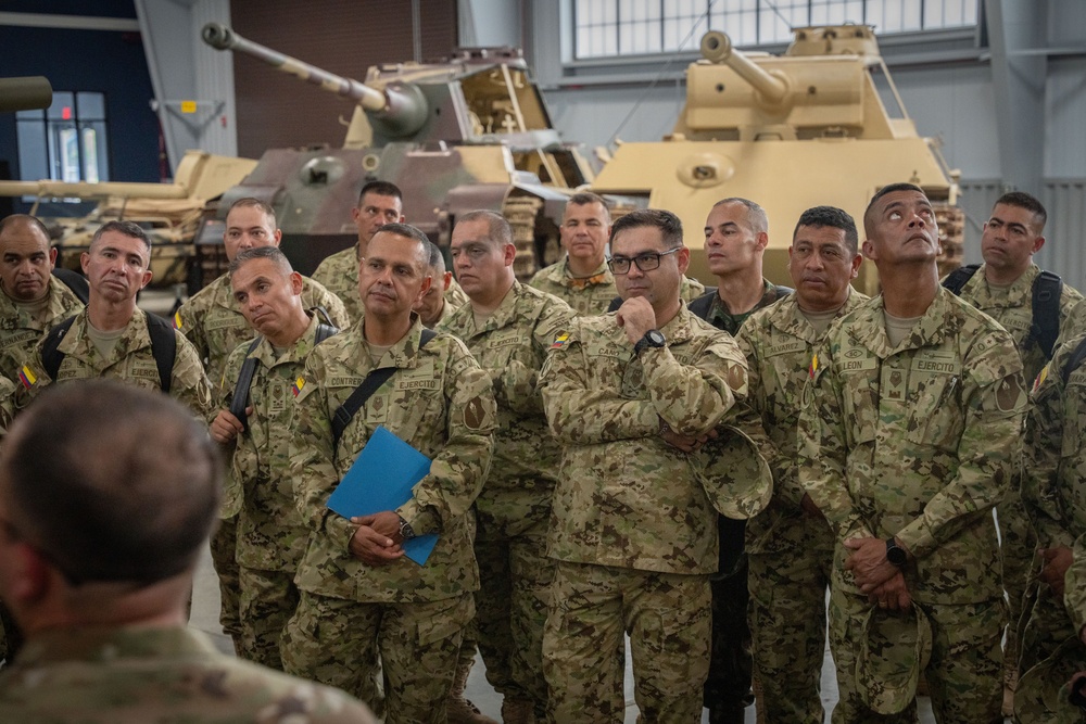 PISAJ-20 delegation gains historical perspective on combat leadership at US Army Armor Cavalry Collection