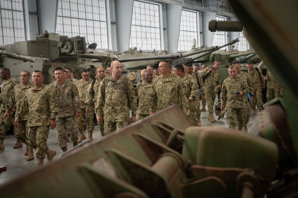 PISAJ-20 delegation gains historical perspective on combat leadership at US Army Armor Cavalry Collection