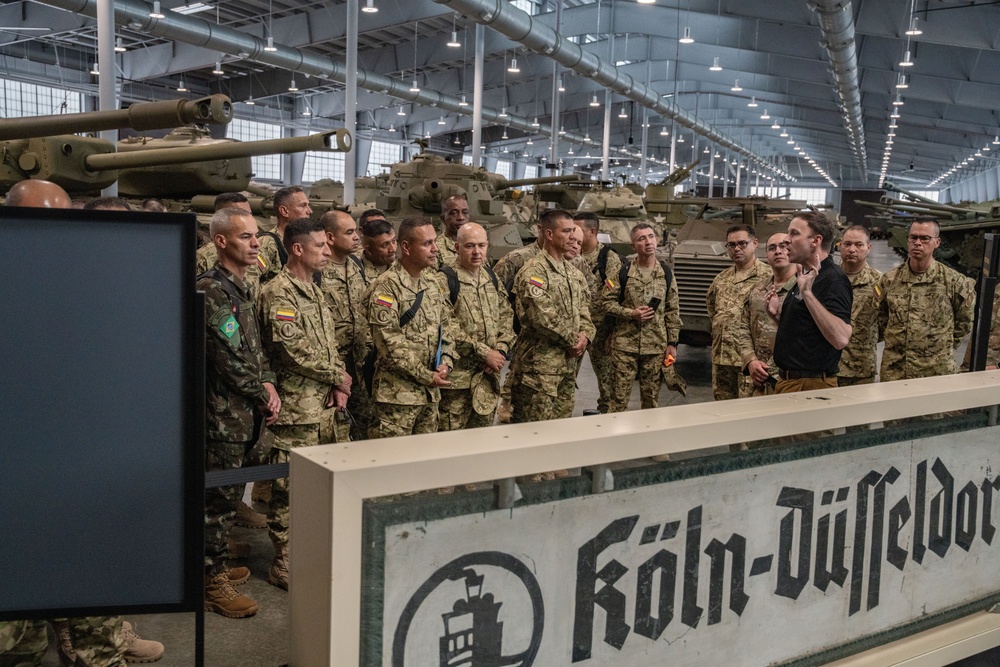 PISAJ-20 delegation gains historical perspective on combat leadership at US Army Armor Cavalry Collection