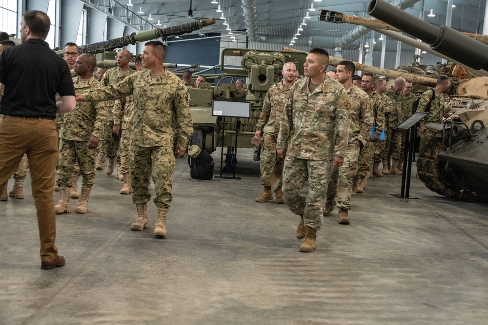 PISAJ-20 delegation gains historical perspective on combat leadership at US Army Armor Cavalry Collection