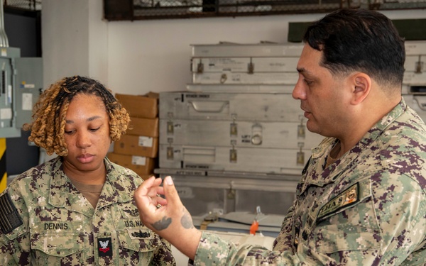 PCD Bougainville Sailors Conduct Missile Training
