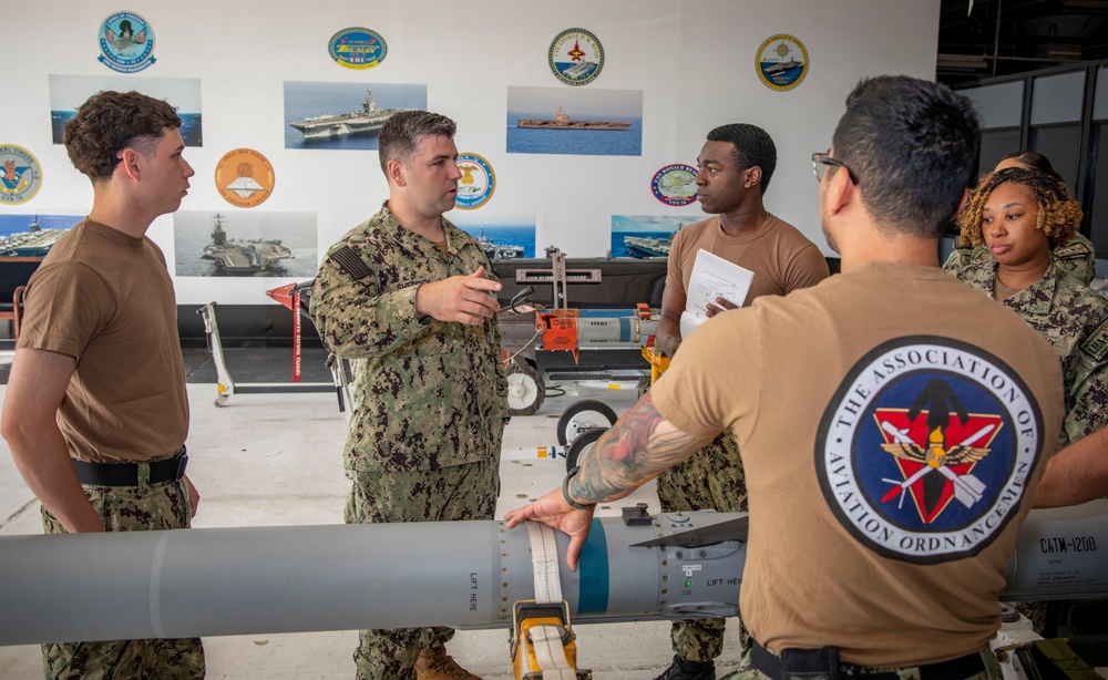 PCD Bougainville Sailors Conduct Missile Training