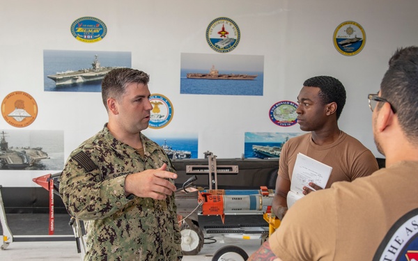 PCD Bougainville Sailors Conduct Missile Training