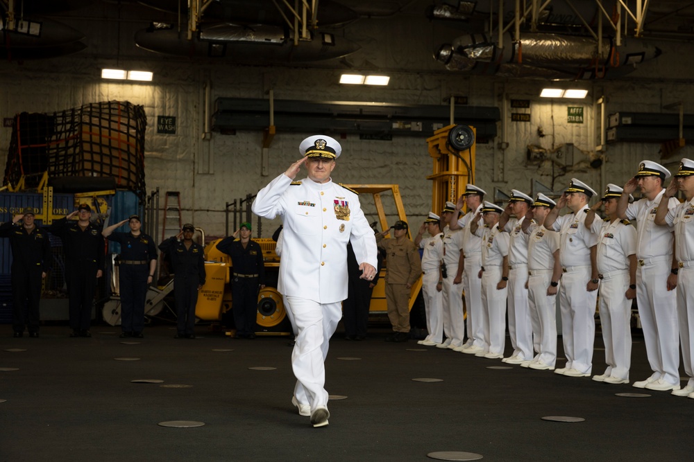 USS Gerald R. Ford Changes Command