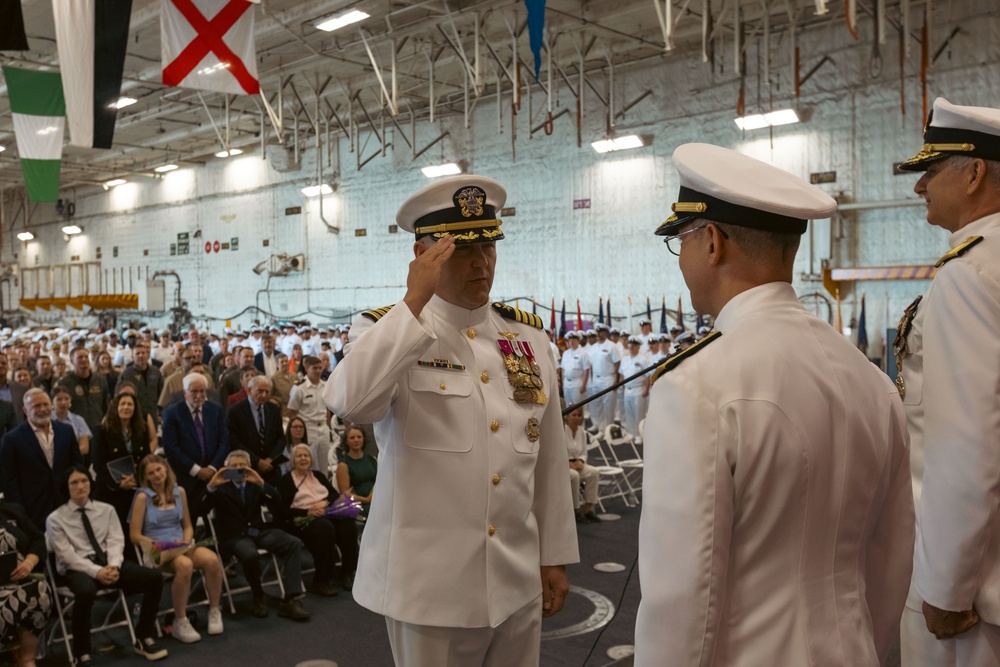 Gerald R. Ford Change of Command Ceremony
