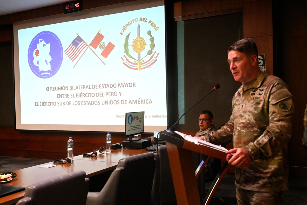 US, Peruvian armies strengthen strategic alliance during 2025 staff talks in Lima, Peru