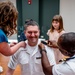 Hospital Corpsman First Class Cameron Galindo is commissioned as a Medical Service Corps Officer